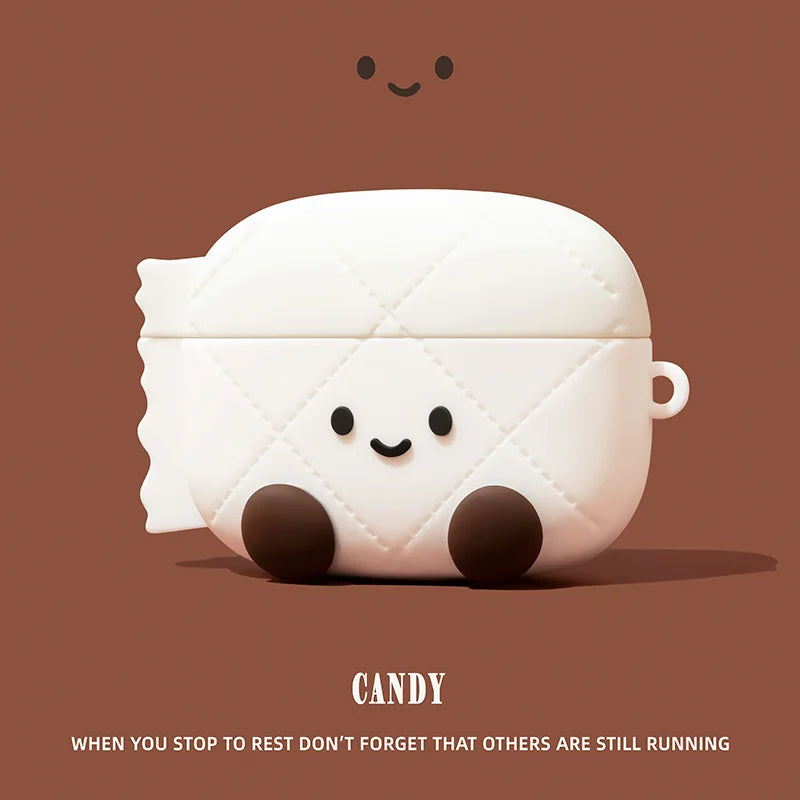 Cute Cartoon Silicone Case For AirPods 4 Pro2 3 Earphone Soft Shell Protective Sleeve Cover