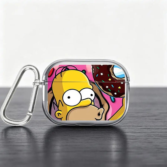 Clear Earphone Cases Cover Case For Airpods 5 1 4 Pro3 Pro2 2 Pro 3 Cartoon S-Simpsons