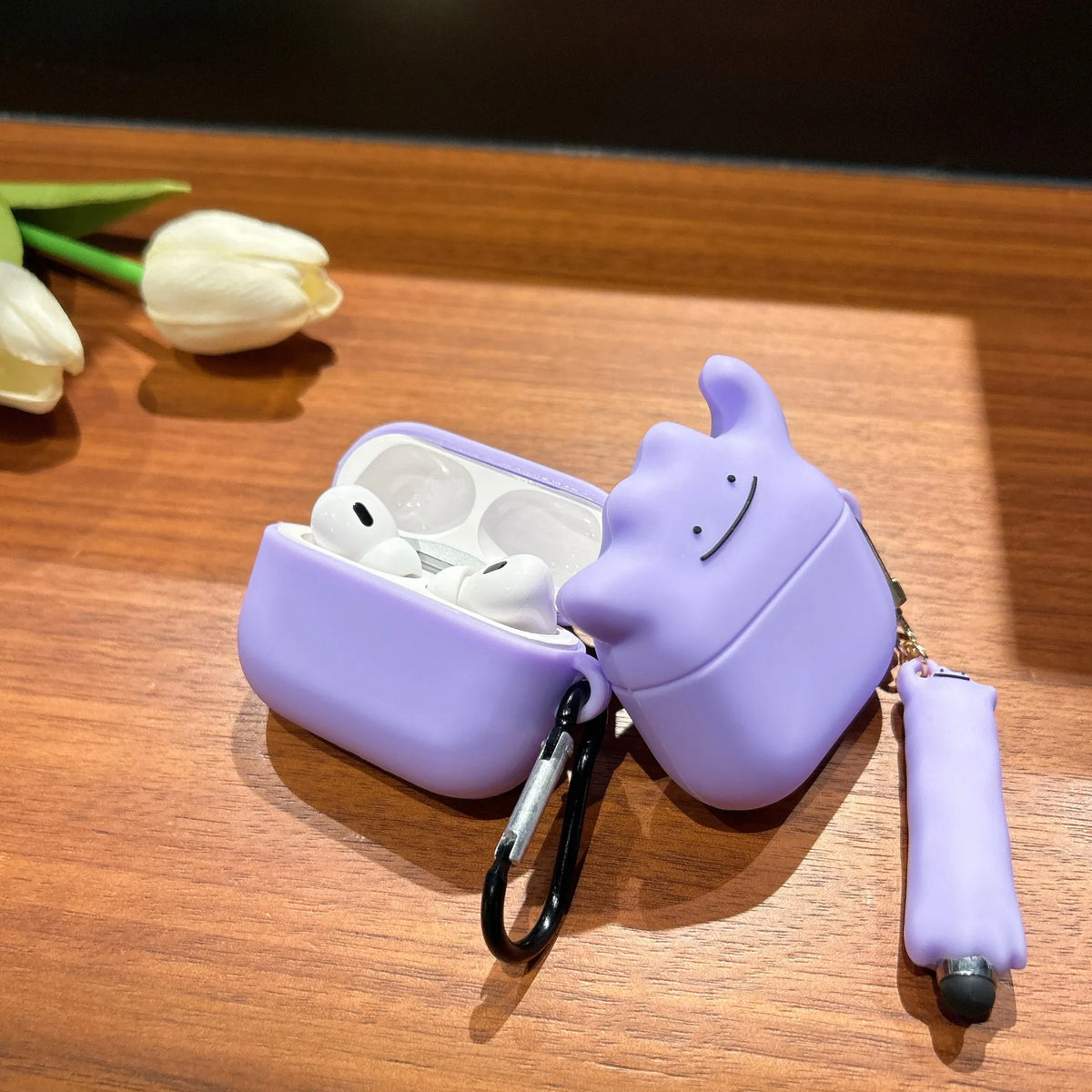 For Airpods 1 2 3 4 5 Pro Pro 2 Pro 3 Silicone Earphone Case Cute Ditto Accessories Cover