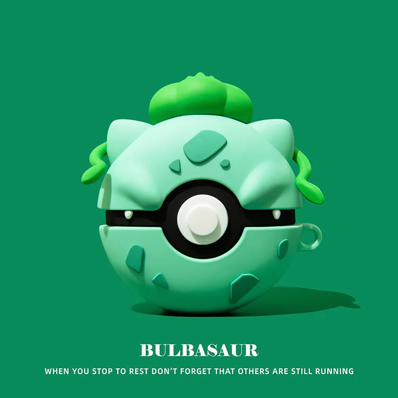 For Airpods Pro 2 Case,Pokemon Ball Shockproof Protective Earphone Silicone Cover For iphone 4 Case For Kids Boys Girls Funda