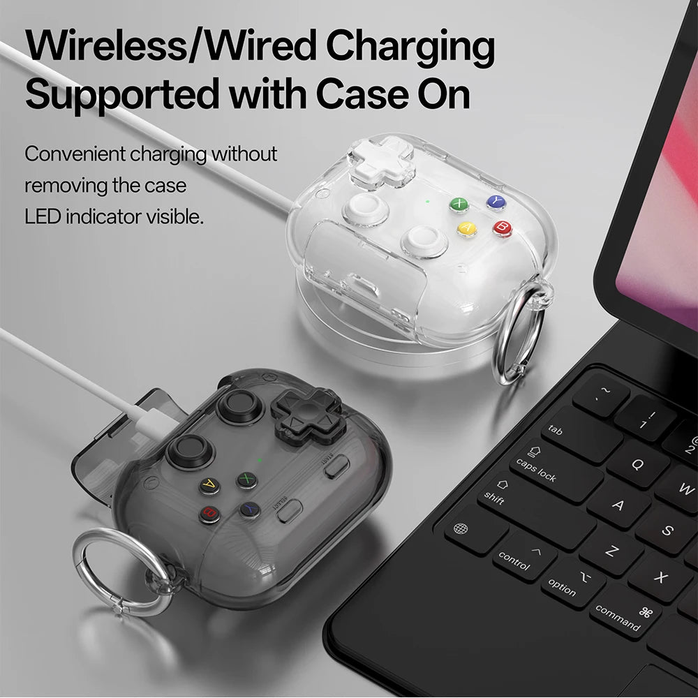 3D Game Console Protective Case for AirPods Pro 3 2 1 Cases Cover Liquid Silicone Design Earphone Protective Case For Airpods 5