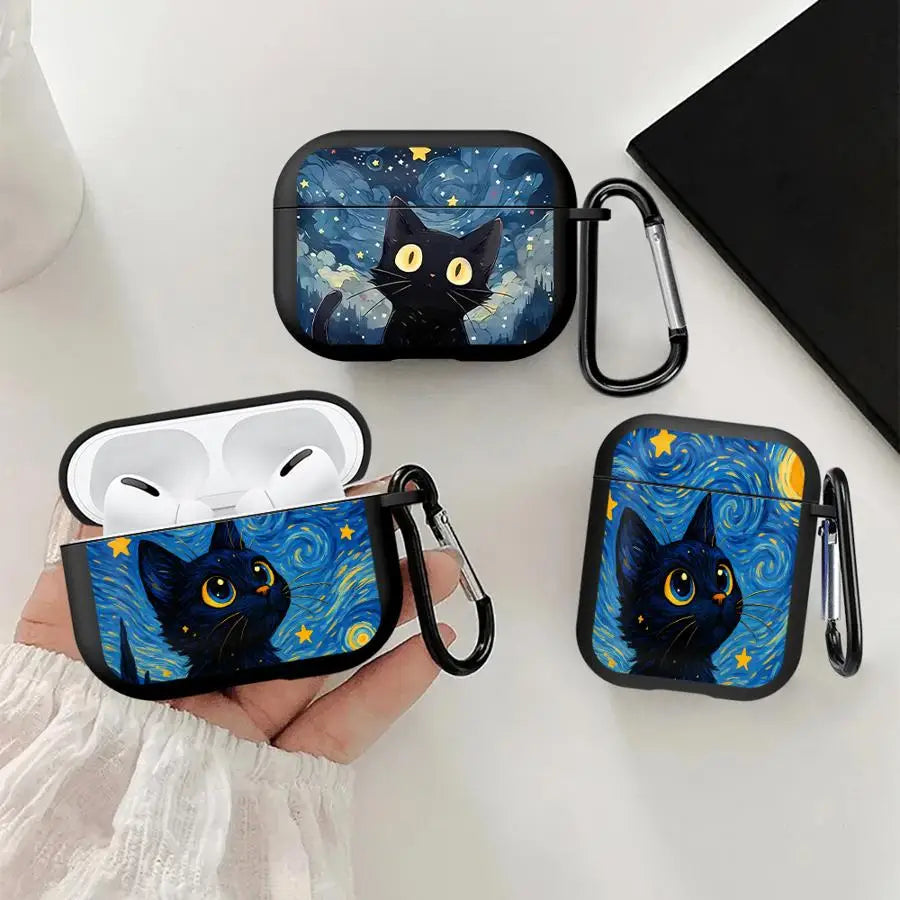 Earphone Cases Cover Case For Airpods 2 Pro3 Pro2 4 1 Pro 3 Cartoon Cat
