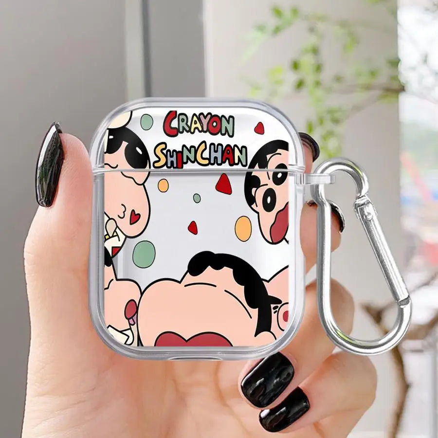 Clear Earphone Cases Cover Case For Airpods Pro2 2 4 3 Pro3 Pro 1 Crayon Shin-Chan