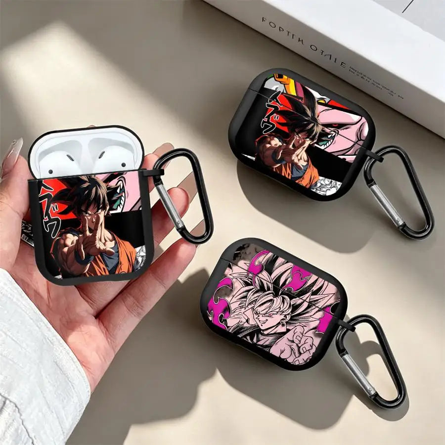 Earphone Cases Cover Case For Airpods 5 1 Pro Pro3 2 4 3 Pro2 D-ragon Ballss Goku Manga