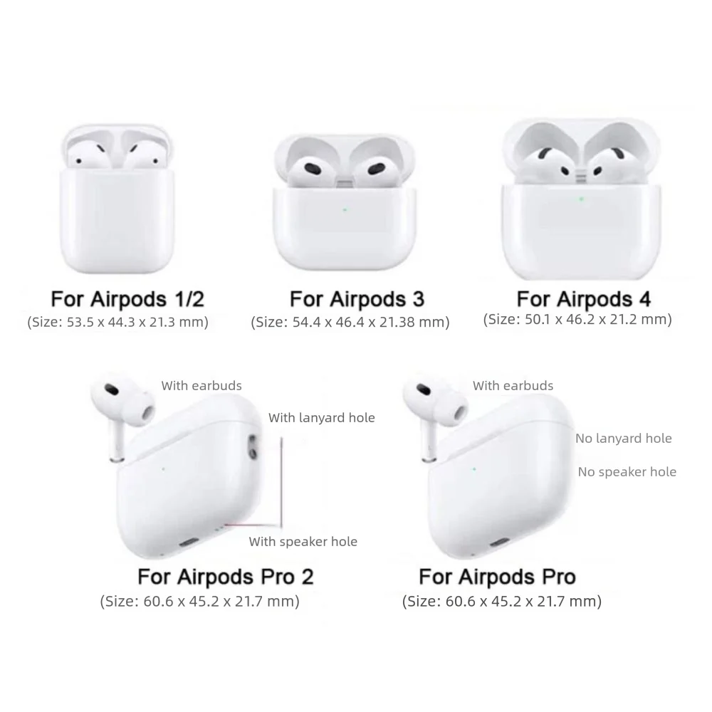 TPU Material Flower Earphone Case Anti-Fall Dustproof Headphone Case Shockproof With Beads Keychain for Airpods Pro2/1/2/3/4