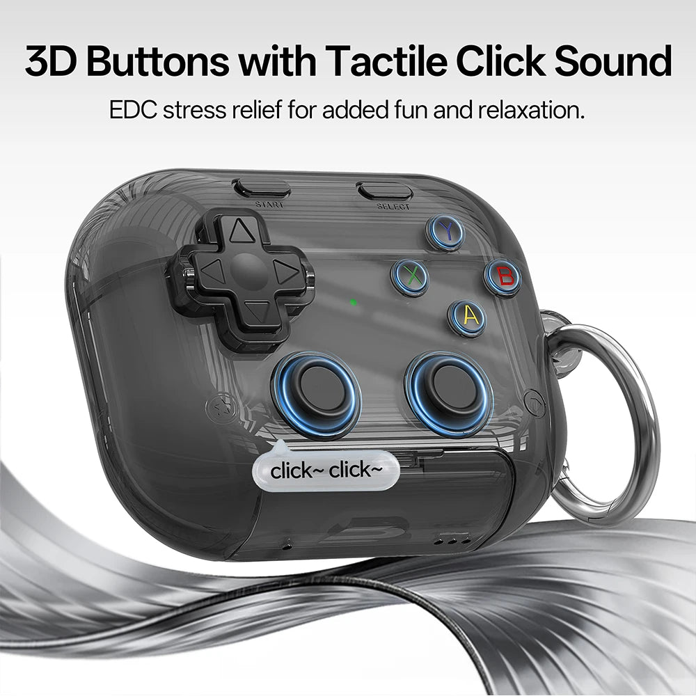 3D Game Console Protective Case for AirPods Pro 3 2 1 Cases Cover Liquid Silicone Design Earphone Protective Case For Airpods 5