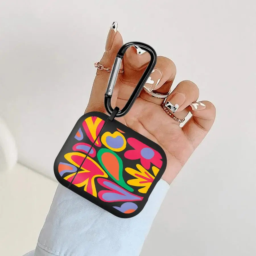 Earphone Cases Cover Case For Airpods Pro2 Pro Pro3 3 1 4 2 Cartoon Flower Love Heart