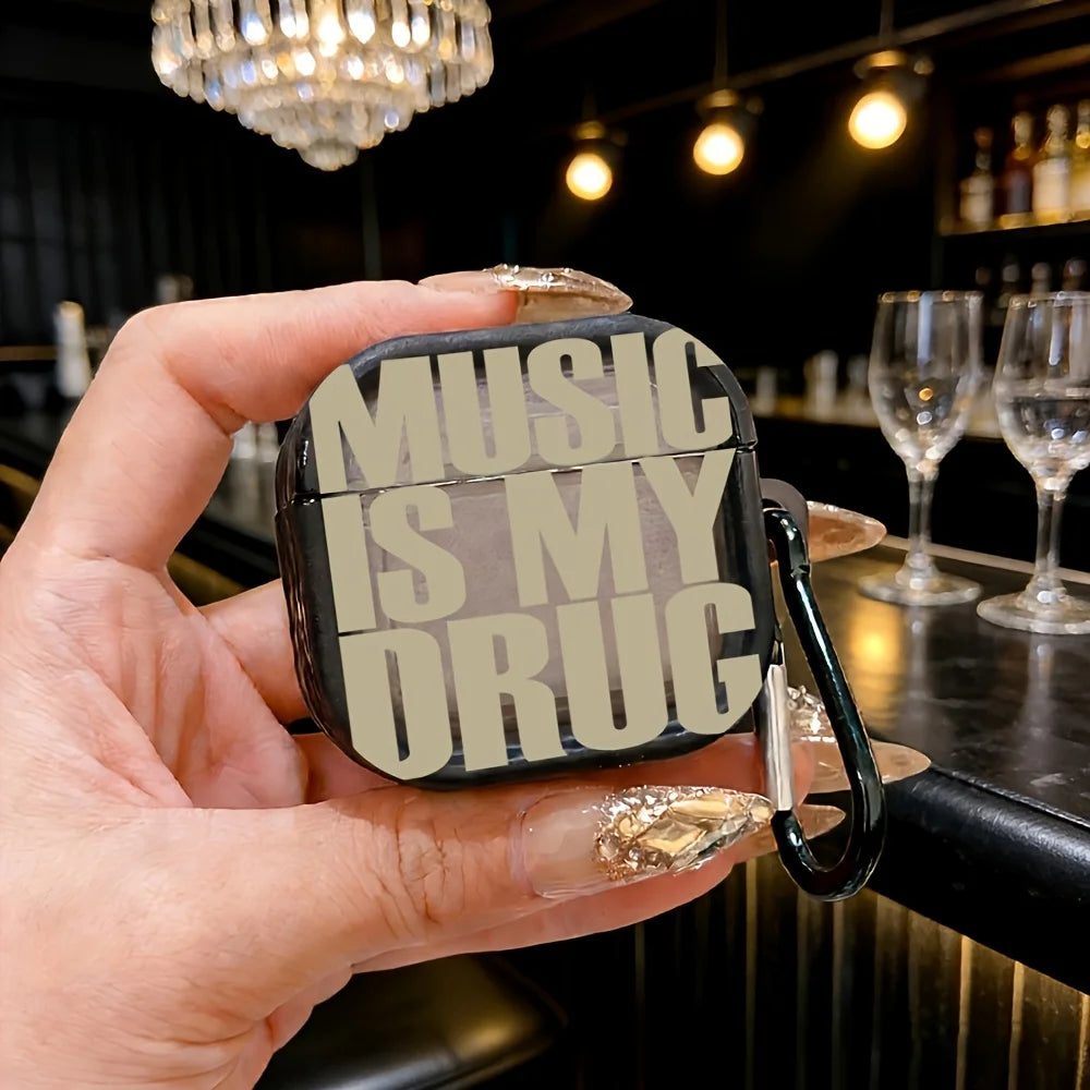 Love Music Style Earphone Protective Cover For AirPods Pro2/Pro3/Pro Anti Drop Earphone Cover For AirPods 4/3/1/2 Anti Shock