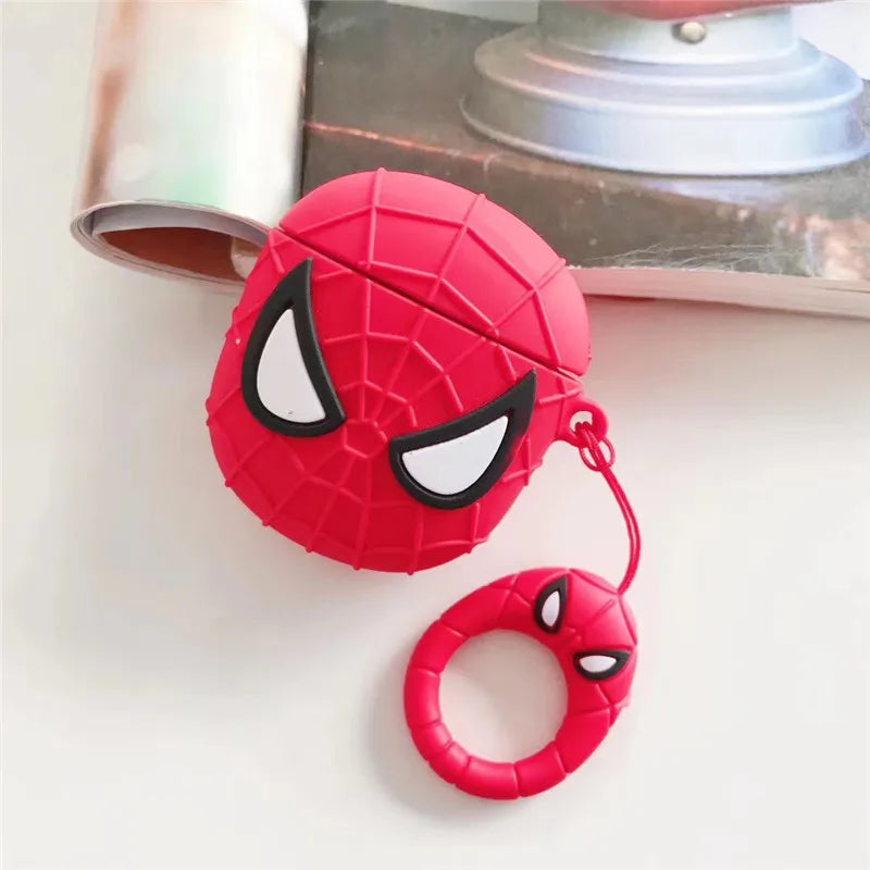 Batman For Airpods Pro 2 Case,3D Cartoon Silicone Shockproof Earphone Cover For Airpods 4 3 2 1 Case Cover Funda Kids Boys