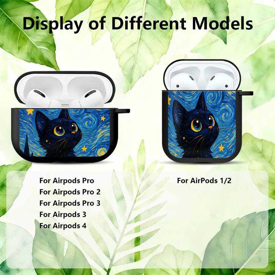 Earphone Cases Cover Case For Airpods 2 Pro3 Pro2 4 1 Pro 3 Cartoon Cat