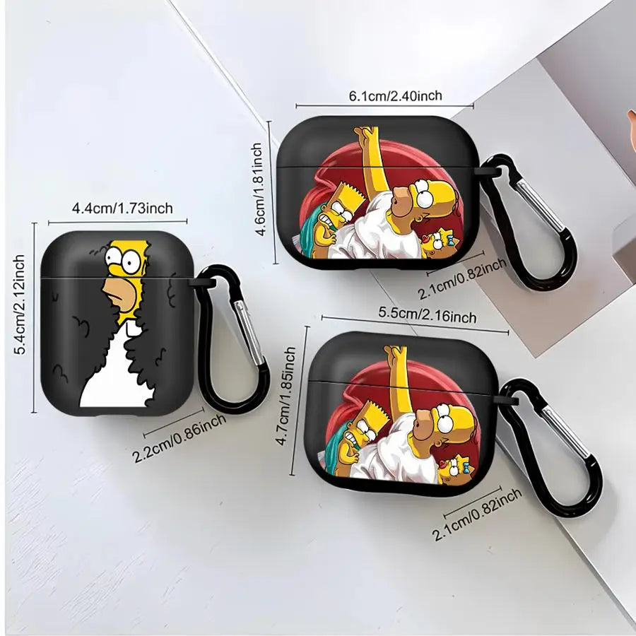 Earphone Cases Cover Case For Airpods Pro2 1 Pro3 Pro 4 3 2 The S-simpsons