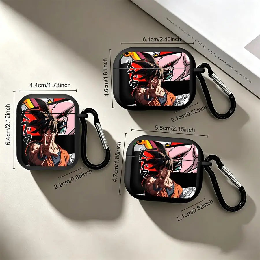 Earphone Cases Cover Case For Airpods 5 1 Pro Pro3 2 4 3 Pro2 D-ragon Ballss Goku Manga