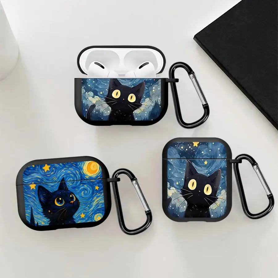 Earphone Cases Cover Case For Airpods 2 Pro3 Pro2 4 1 Pro 3 Cartoon Cat