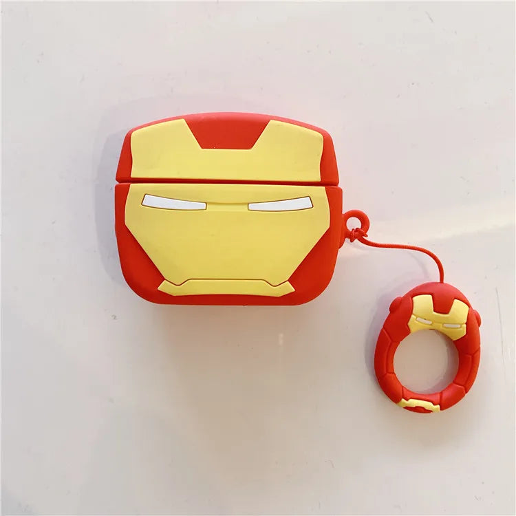 Batman For Airpods Pro 2 Case,3D Cartoon Silicone Shockproof Earphone Cover For Airpods 4 3 2 1 Case Cover Funda Kids Boys
