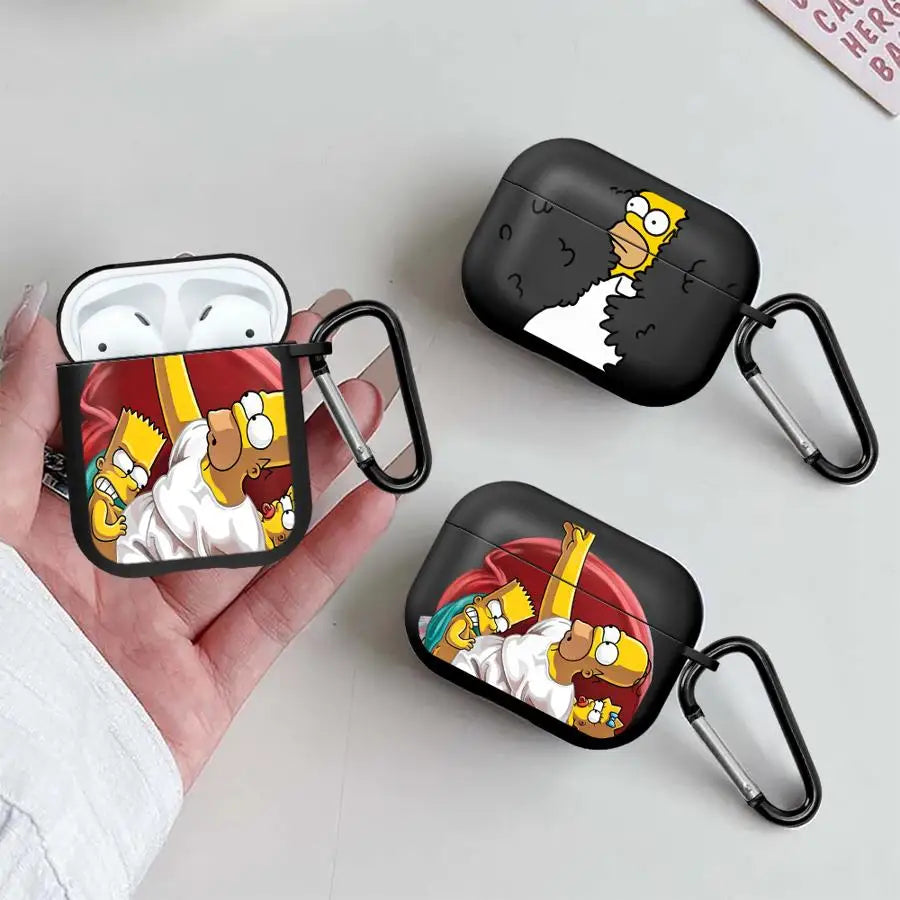 Earphone Cases Cover Case For Airpods Pro2 1 Pro3 Pro 4 3 2 The S-simpsons