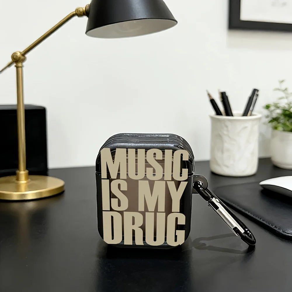 Love Music Style Earphone Protective Cover For AirPods Pro2/Pro3/Pro Anti Drop Earphone Cover For AirPods 4/3/1/2 Anti Shock