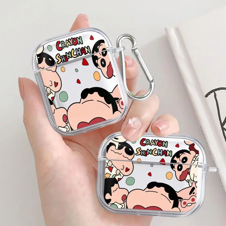 Clear Earphone Cases Cover Case For Airpods Pro2 2 4 3 Pro3 Pro 1 Crayon Shin-Chan